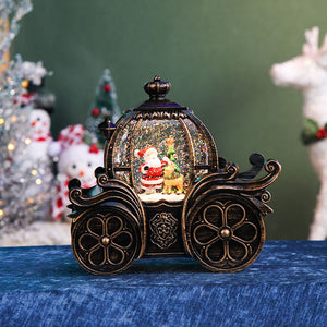 Carriage Snow Globe With Santa - Sonny & Dew 