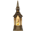 Nativity Waterglobe Church Lighted Water Lantern Lighted Christmas Snow Globe - Sonny & Dew 