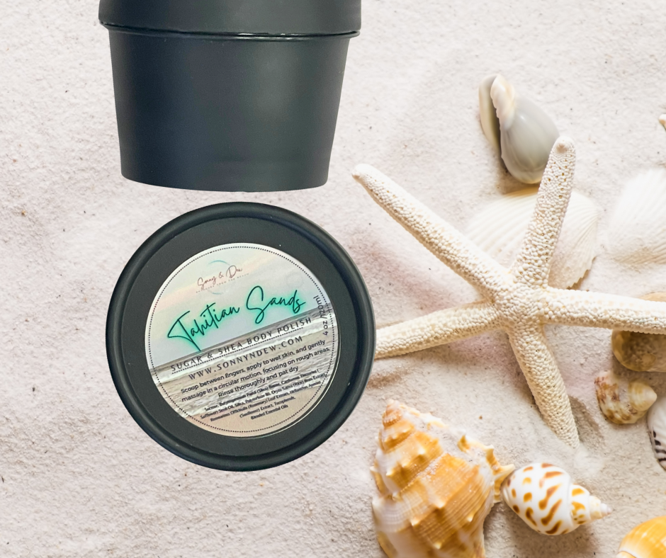 Shed that dry skin with this revitalizing Shea & Sugar body scrub! Featuring plenty of cane sugar crystals to buff away dead skin, it's the perfect way to make sure you glow from head to toe. Plus, we've added a touch of mandarin, honeydew, hibiscus, and vanilla to keep your skin feeling (and smelling!) fresh and fabulous!