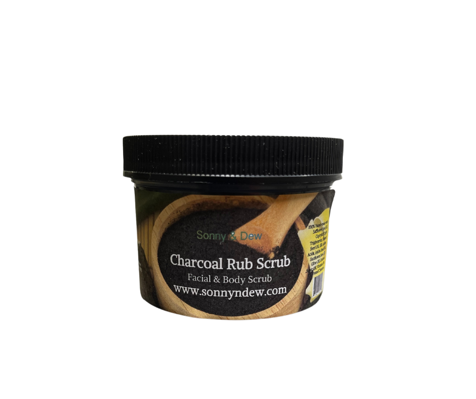 he magnetic power of charcoal Rub Sugar Body Scrub is designed to thoroughly unclog pores one by one