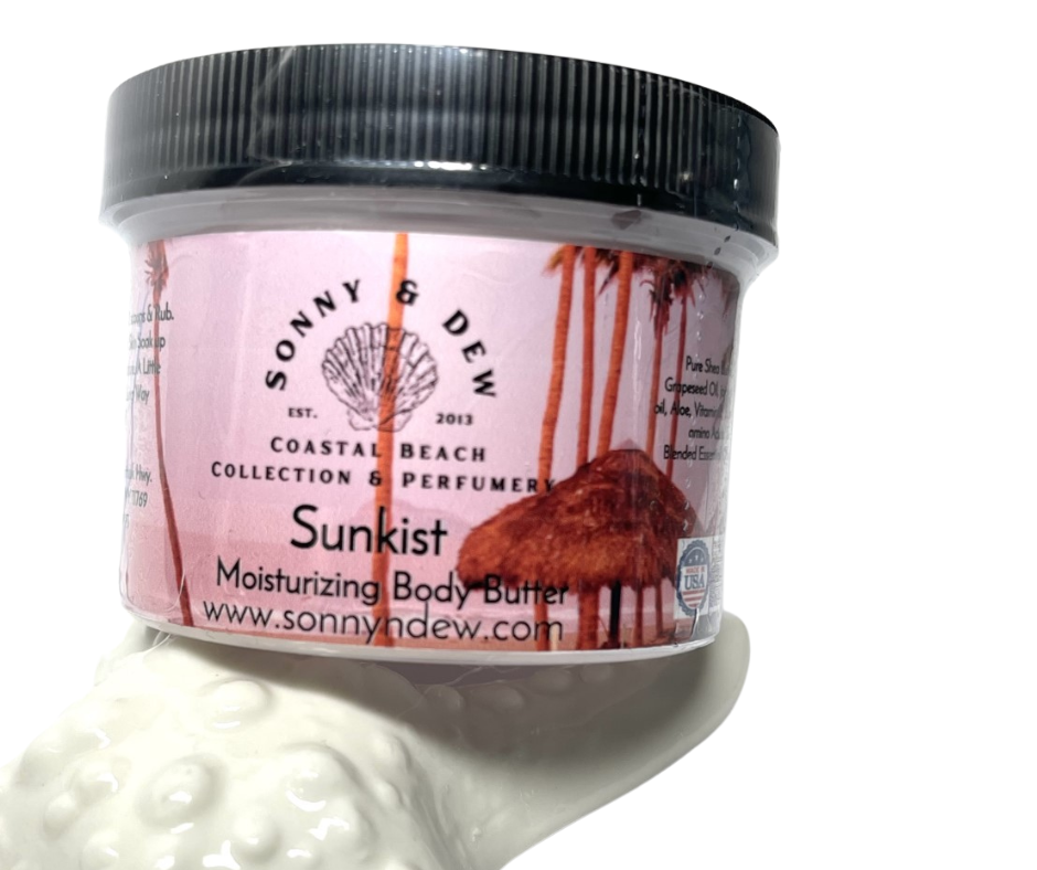 Sunkist Moisturizing Natural Body Lotion for dry skin is a light and creamy daily moisturizer that nourishes, hydrates and softens dry skin. Formulated with Shea Butter, Aloe Vera and Vitamin E, this vegan and cruelty-free, 100% natural body lotion 
